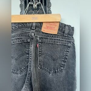 Vintage Levi's 550 Men's Black Jeans